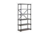 Fredrik Grey Bookcase